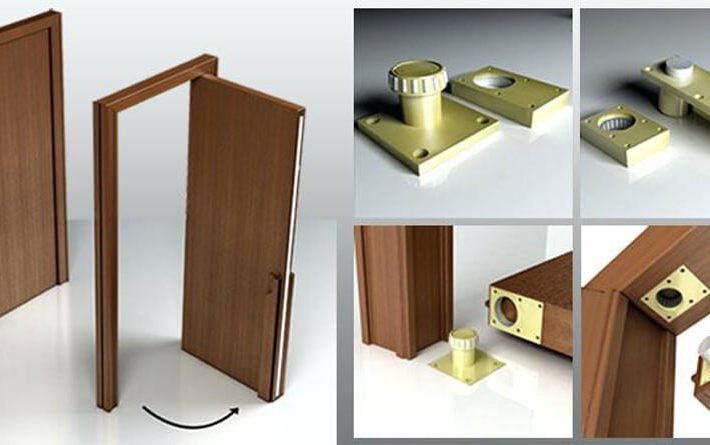 Porta Pivotante Tamanho