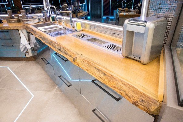 Bancada de Madeira para Cozinha